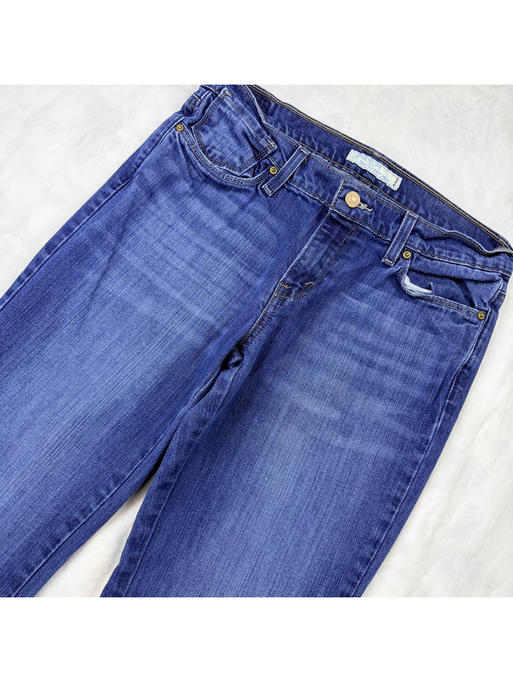 Levi's 544 Ultimate Lift Bootcut Jeans Women's 10P Petite Dark Wash Stretch